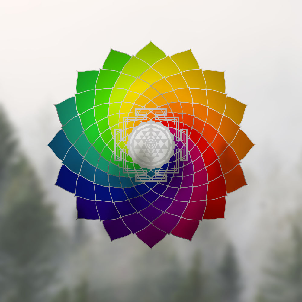 CrystalMandala Rainbow Mandala