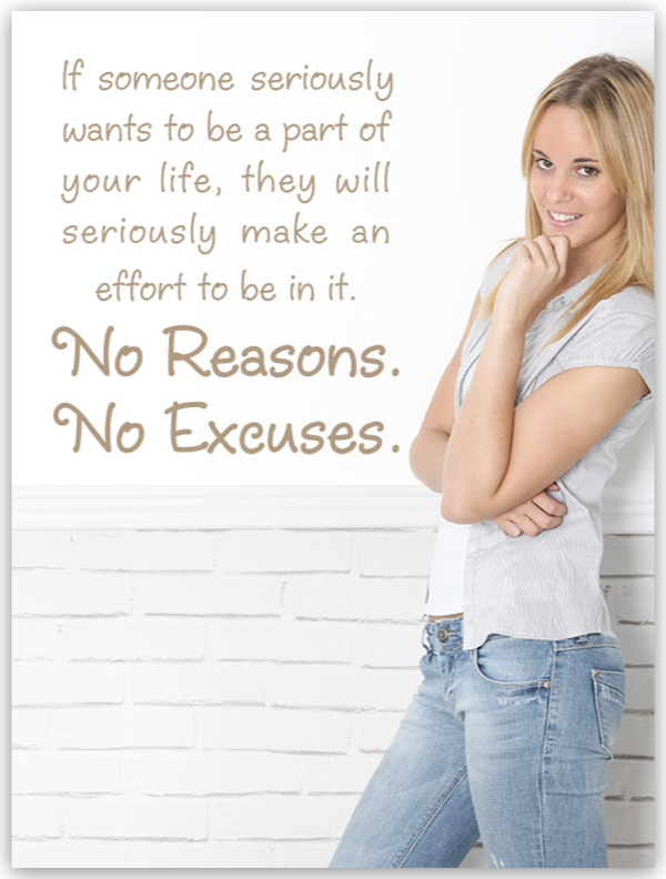 If someone seriously wants to be ...