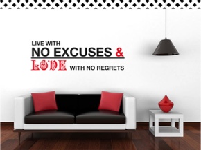 Live with no excuses