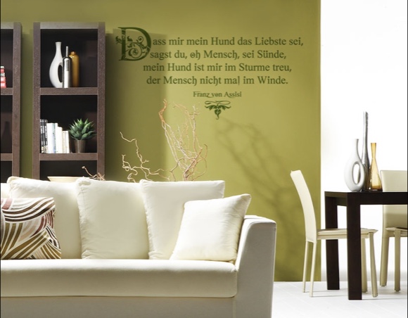 Dass mir mein Hund das Liebste sei ...