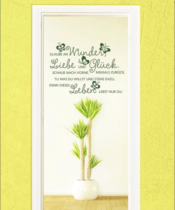 Glaube an Wunder, Liebe und Glück