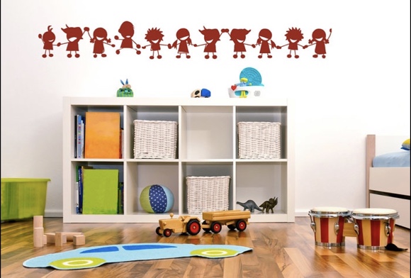 Lustige Kinderkarikaturen