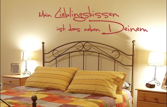 Mein Lieblingskissen ist das neben Deinem