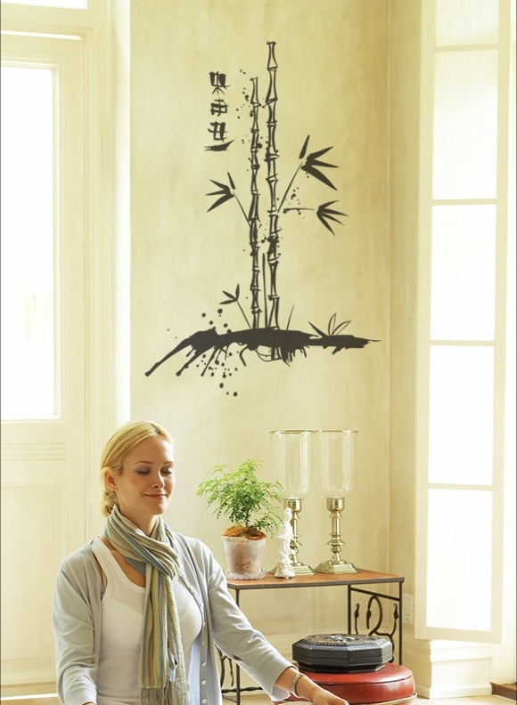 Zen-Zeichnung Bambus