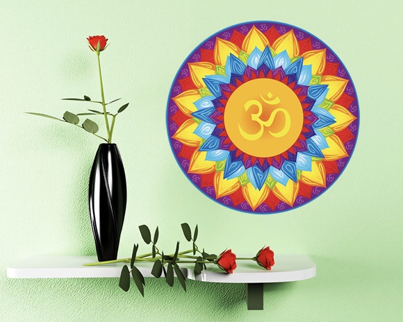 OM Blütenmandala 1